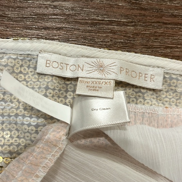 NWOT Boston Proper Multicolored Sequined Poncho - Picture 13 of 14